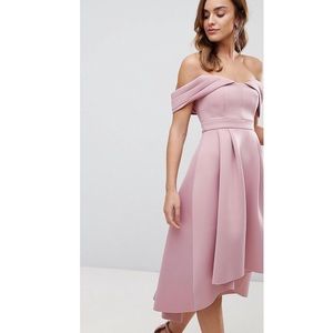 Off The Shoulder Blush Dress